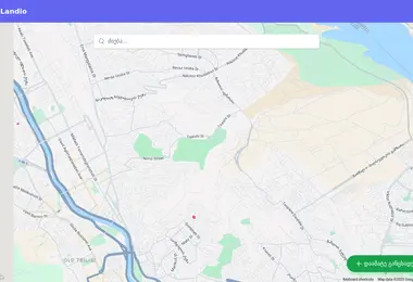Screenshot of landio.ge