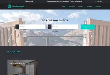 Скриншот landscapes.ge