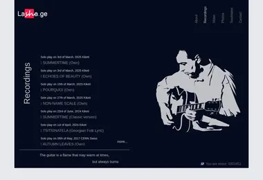 Screenshot of lasha.ge