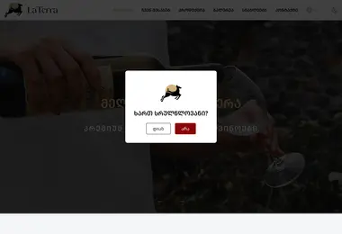 Скриншот laterra.ge
