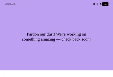 latsara.ge-ის ეკრანის სურათი