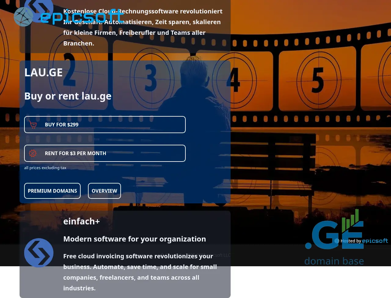 Screenshot of the site lau.ge