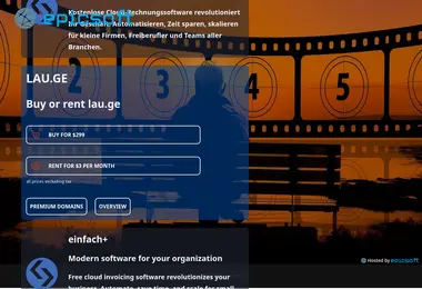 Screenshot of lau.ge