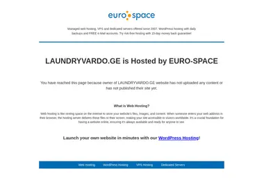 Screenshot of laundryvardo.ge