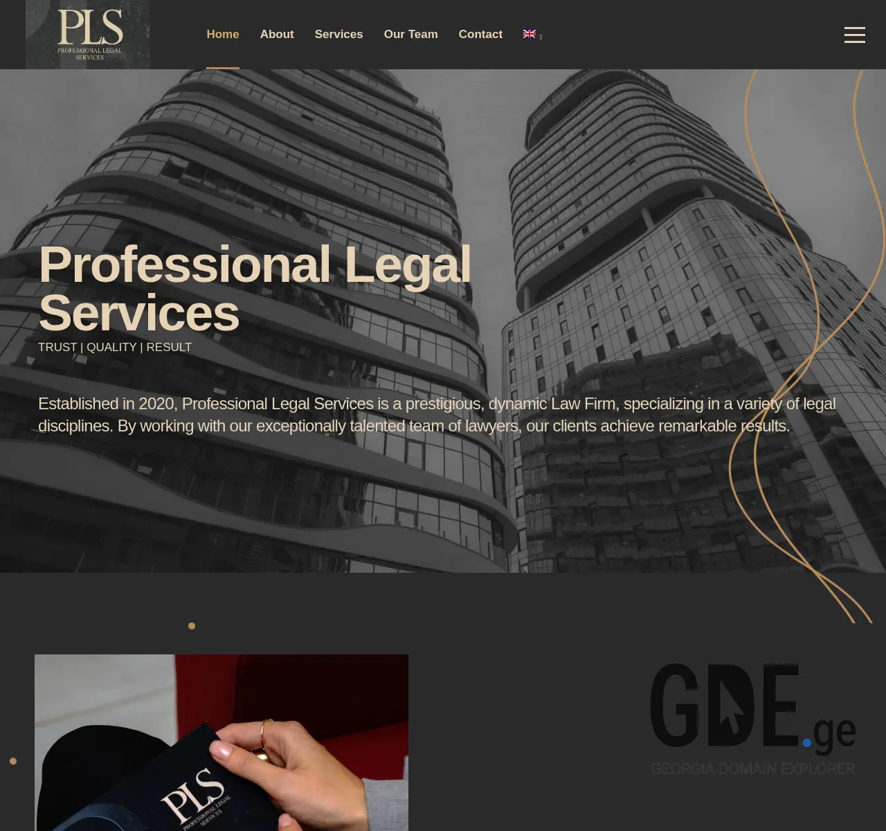 Screenshot of the site lawpls.ge at 2025-11-26