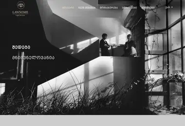 Screenshot of lawsome.ge