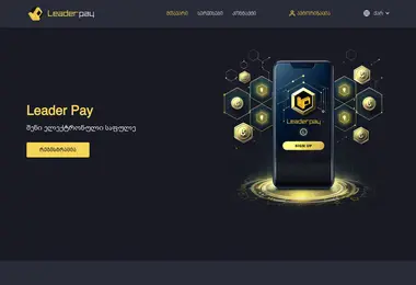 leaderpay.ge-ის ეკრანის სურათი