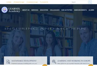 Screenshot of learnix.ge