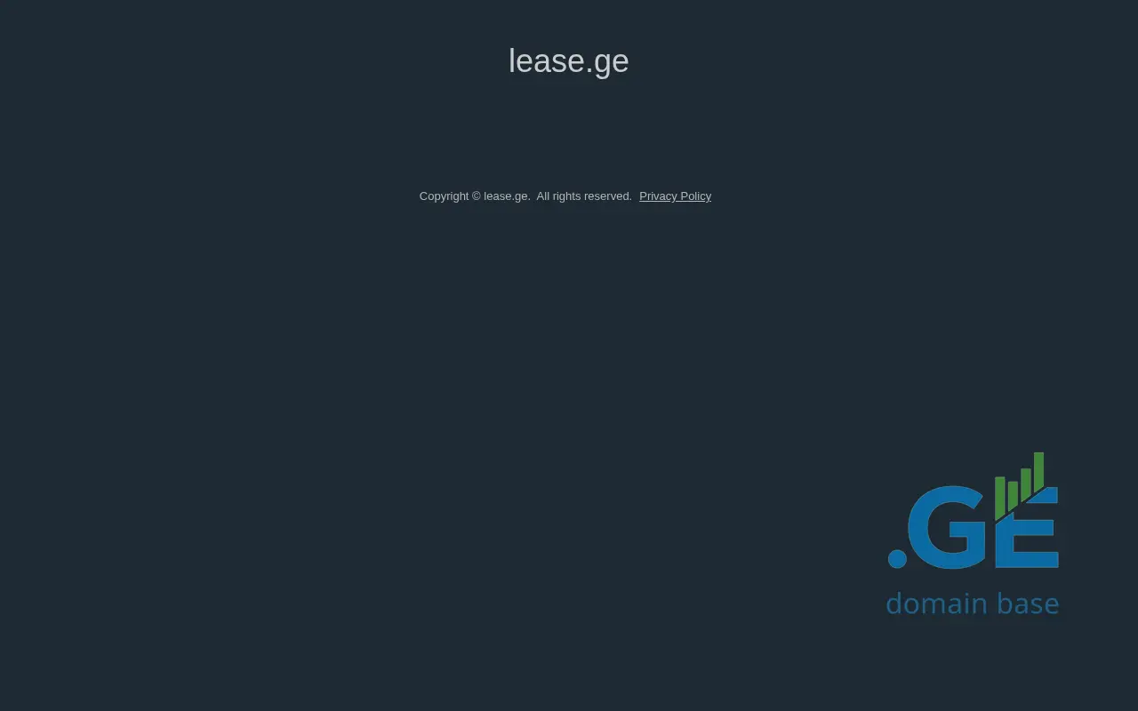Screenshot of the site lease.ge