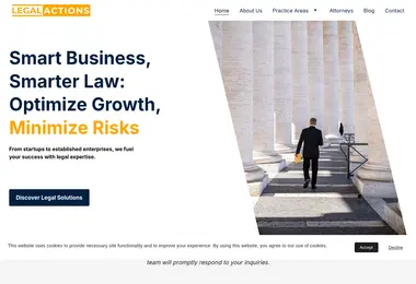 Screenshot of legalactions.ge