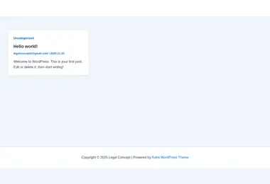 Screenshot of legalconcept.ge
