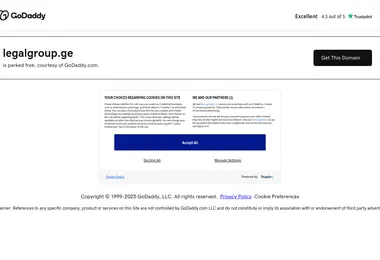 Screenshot of legalgroup.ge