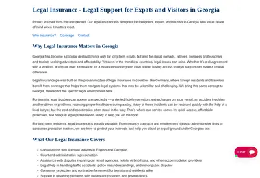 legalinsurance.ge-ის ეკრანის სურათი