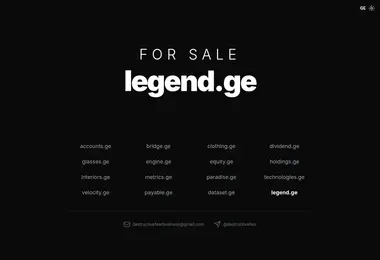 Screenshot of legend.ge