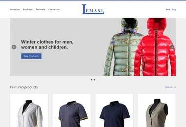 Screenshot of lemasi.ge