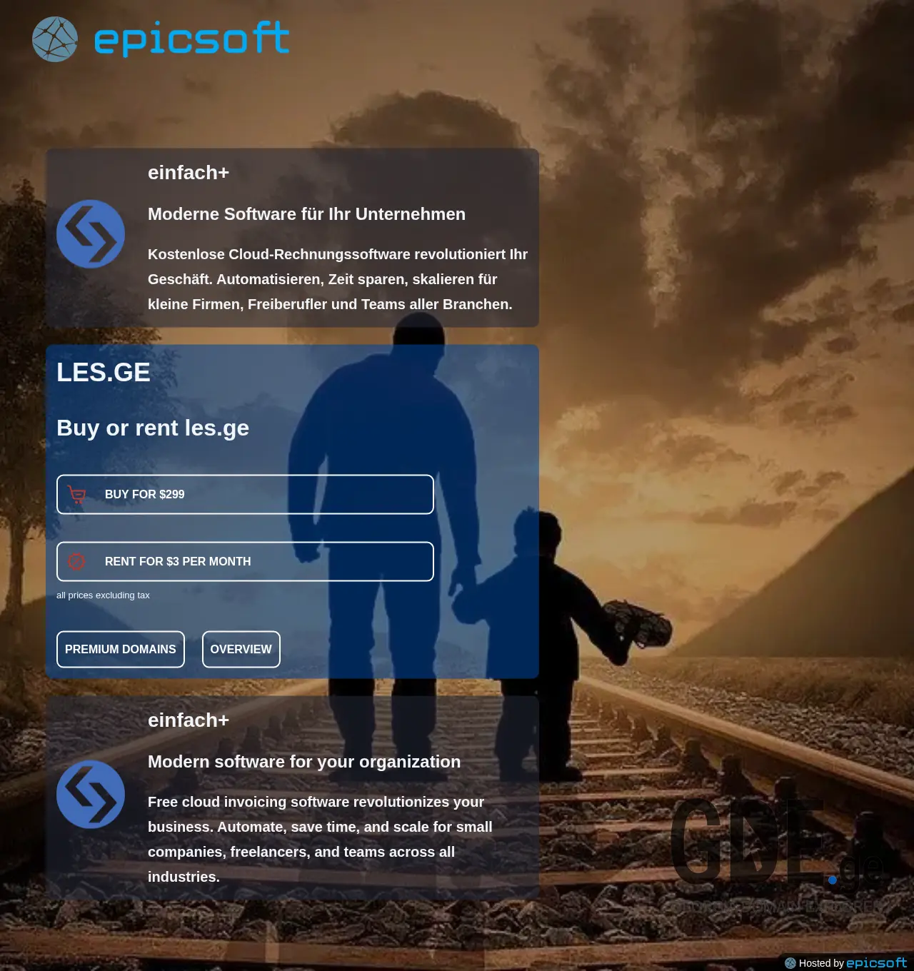 Screenshot of the site les.ge at 2025-11-30