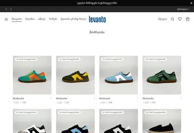 Screenshot of levanto.ge