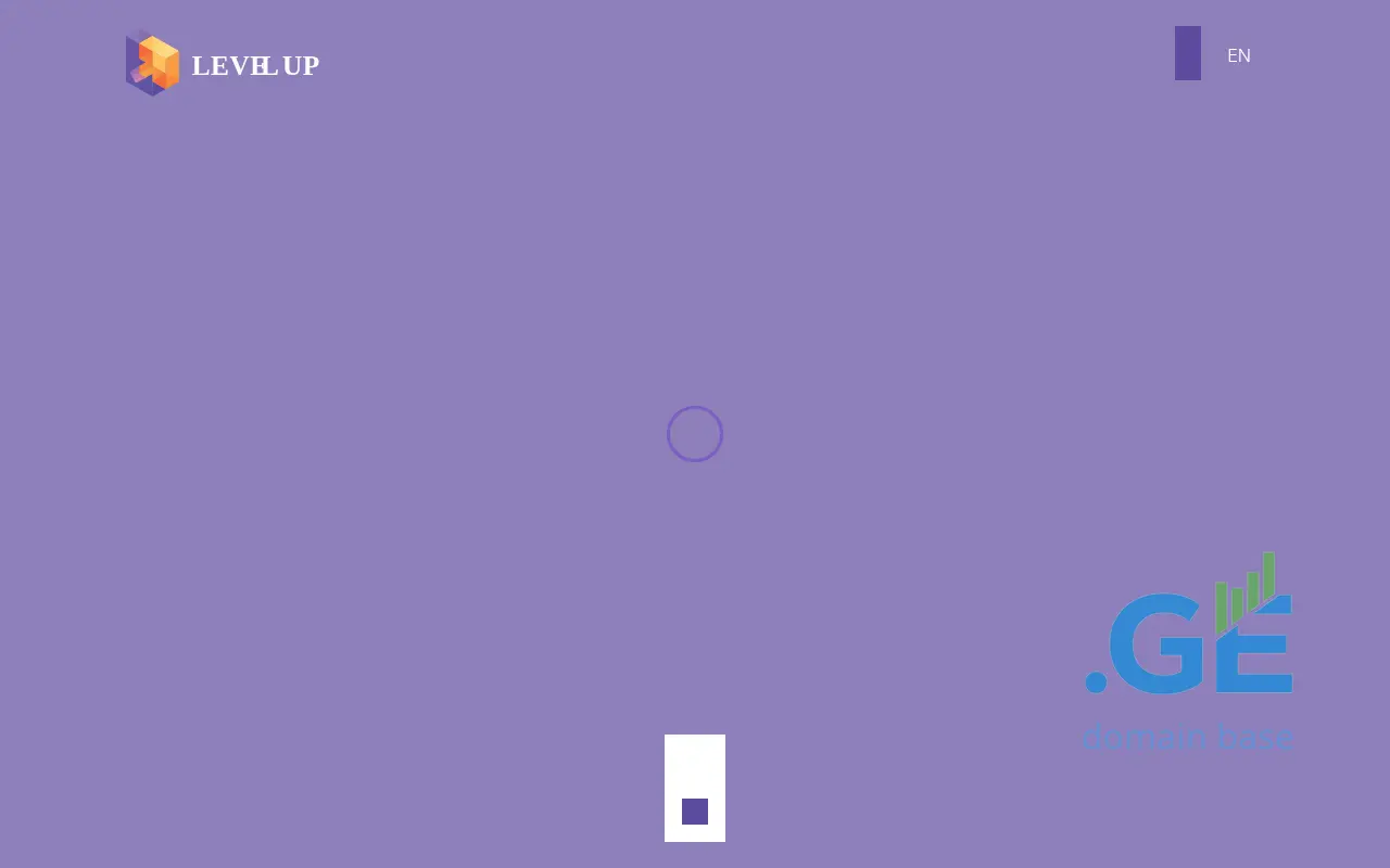 Screenshot of the site levelupedu.ge