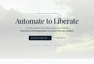 Screenshot of leverage.ge