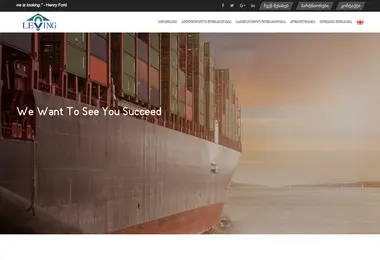 Screenshot of leving.ge