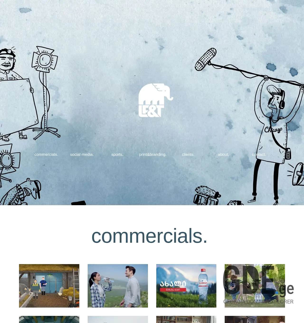 Screenshot of the site lfnt.ge at 2025-12-02