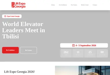 Screenshot of liftexpo.ge