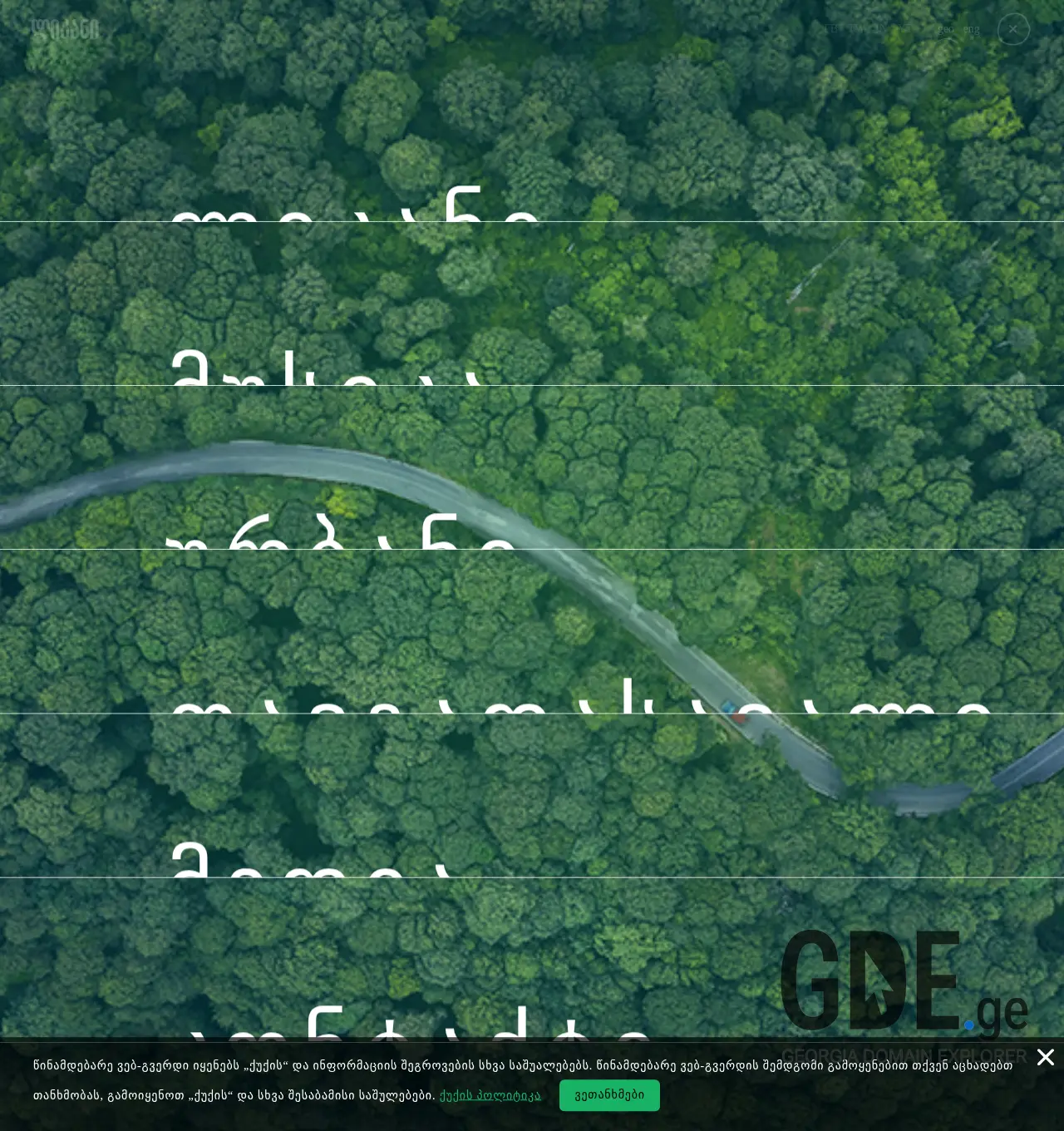 Screenshot of the site likanimw.ge at 2025-11-29