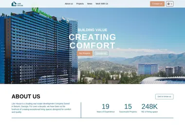 Screenshot of likehouse.ge