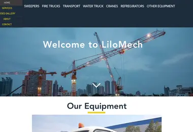 Screenshot of lilomech.ge
