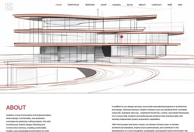 Screenshot of liminal.ge