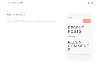 Screenshot of linaline.ge