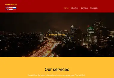 Screenshot of linkexpress.ge