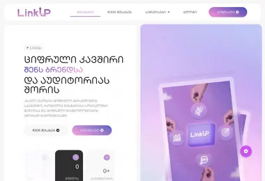 linkup.ge-ის ეკრანის სურათი