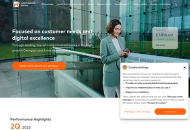 lion-bank.ge-ის ეკრანის სურათი
