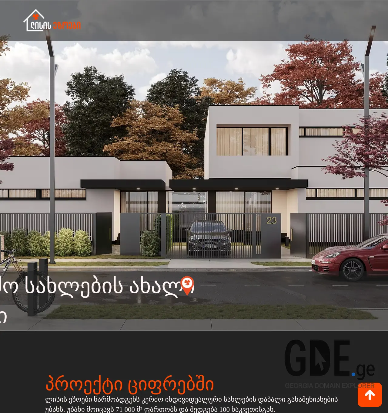 Screenshot of the site lisisezoebi.ge at 2025-12-02