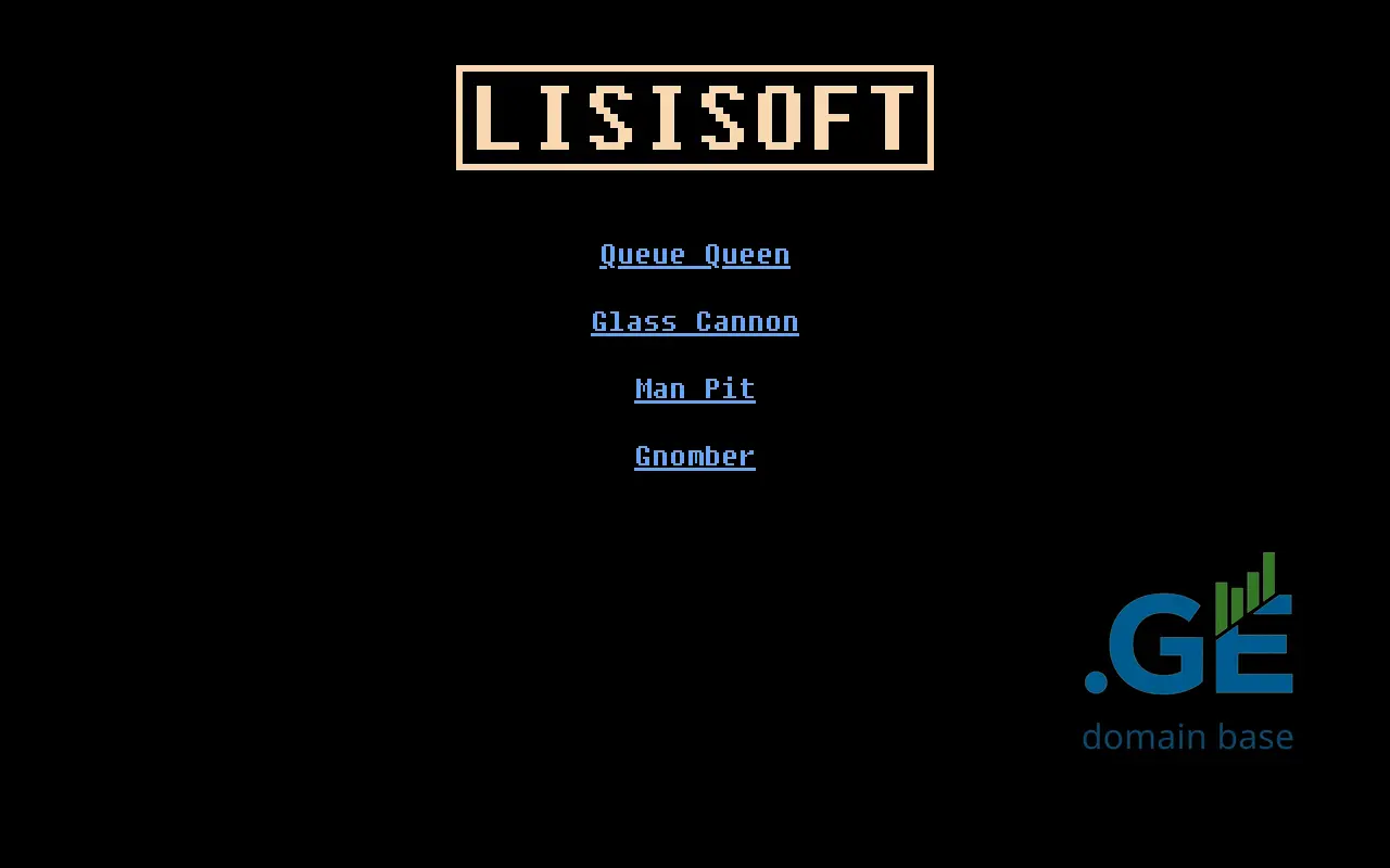 Screenshot of the site lisisoft.ge at 2025-10-09