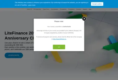 Скриншот liteforex.ge