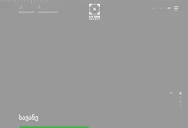 Screenshot of litgeoinvest.ge