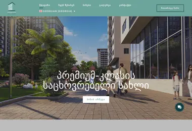 Screenshot of lituscity.ge