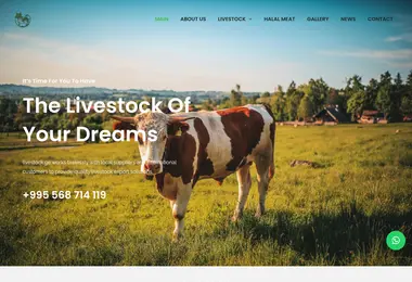 Screenshot of livestock.ge