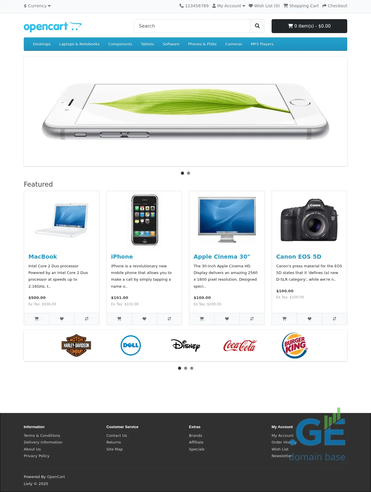 Screenshot of the site livly.ge