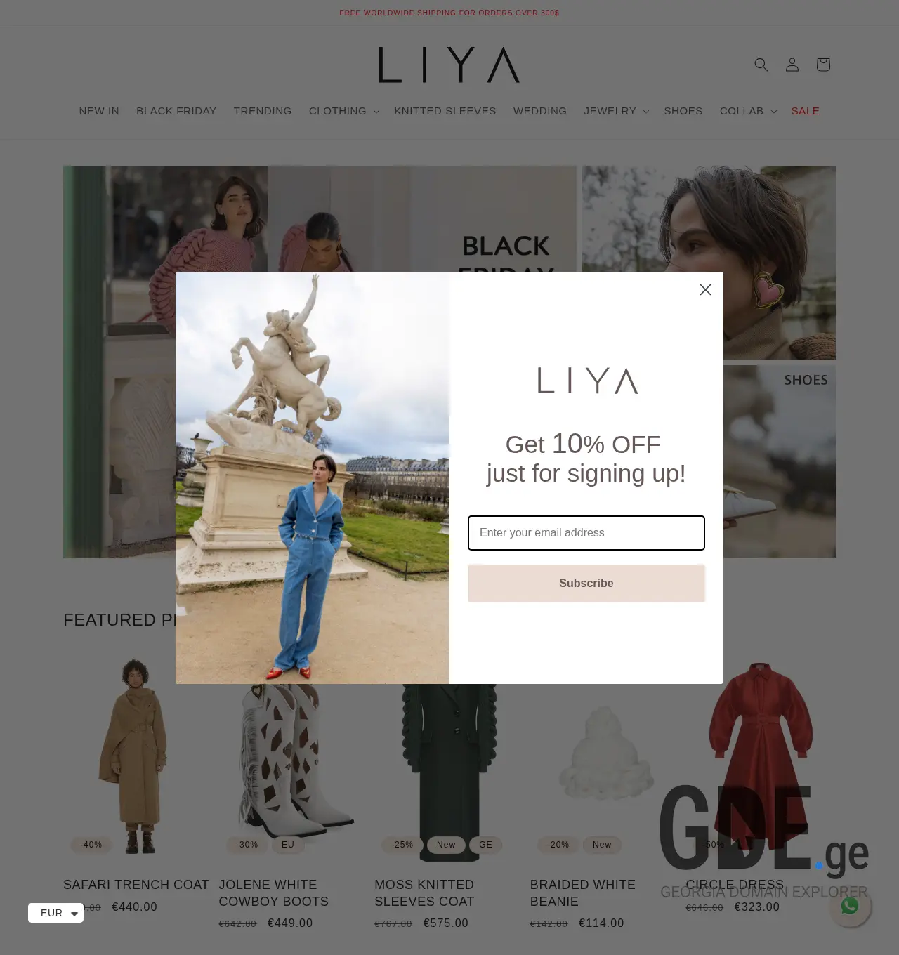 Screenshot of the site liya.ge at 2025-12-02