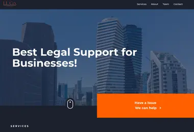 Screenshot of llco.ge