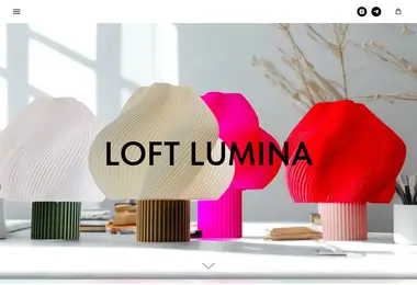 Screenshot of loftlumina.ge