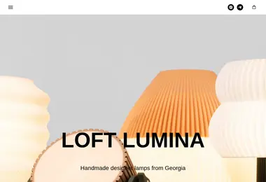Screenshot of loftlumina.ge