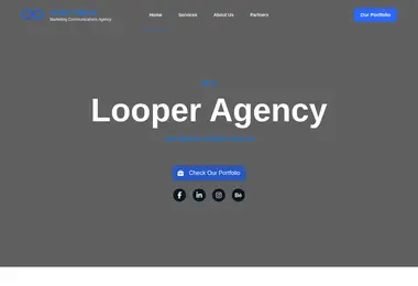 Screenshot of looperagency.ge