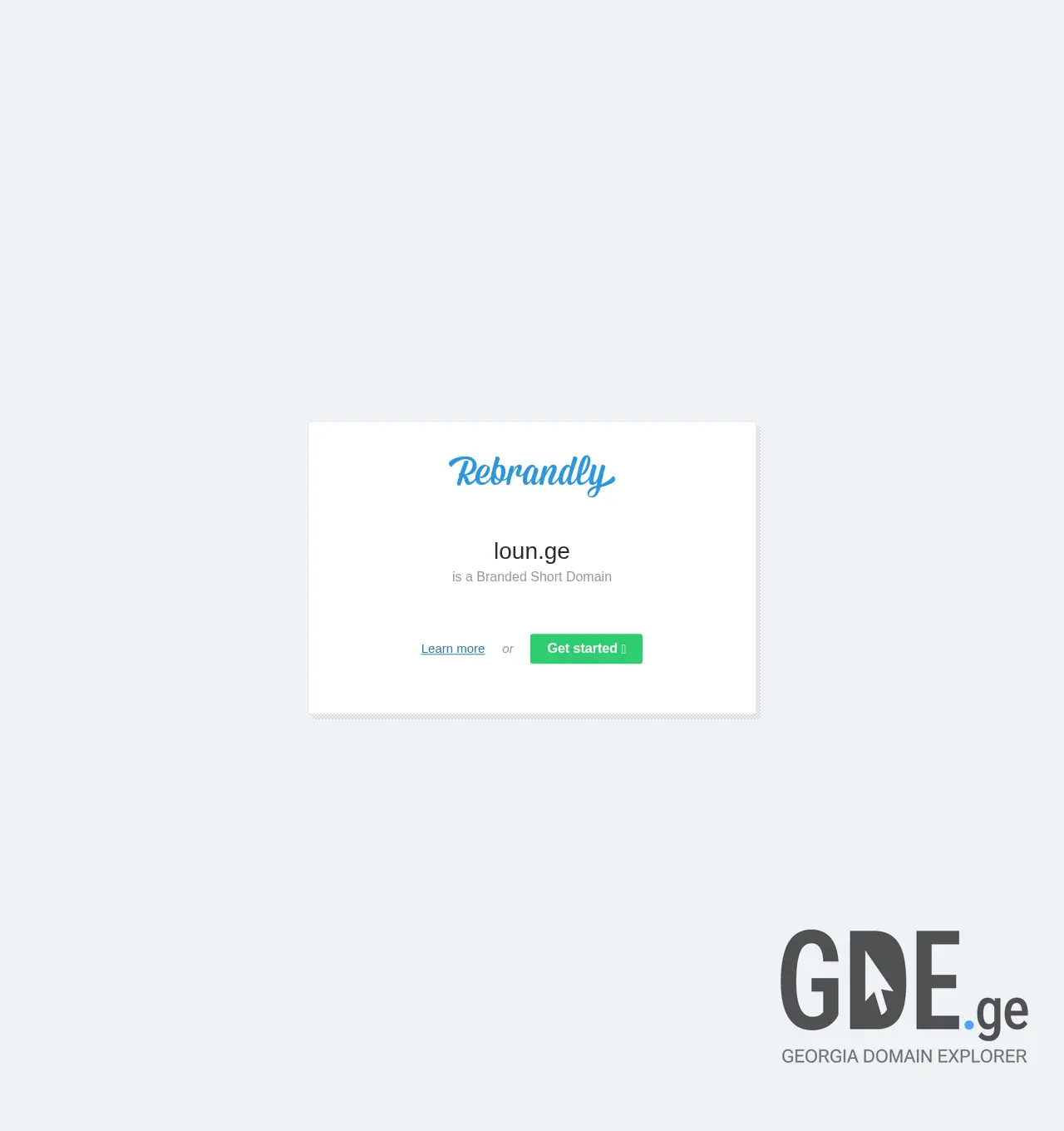 Screenshot of the site loun.ge at 2025-12-02