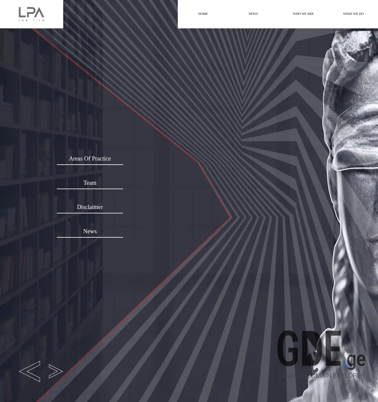 Screenshot of the site lpa.ge at 2025-11-29