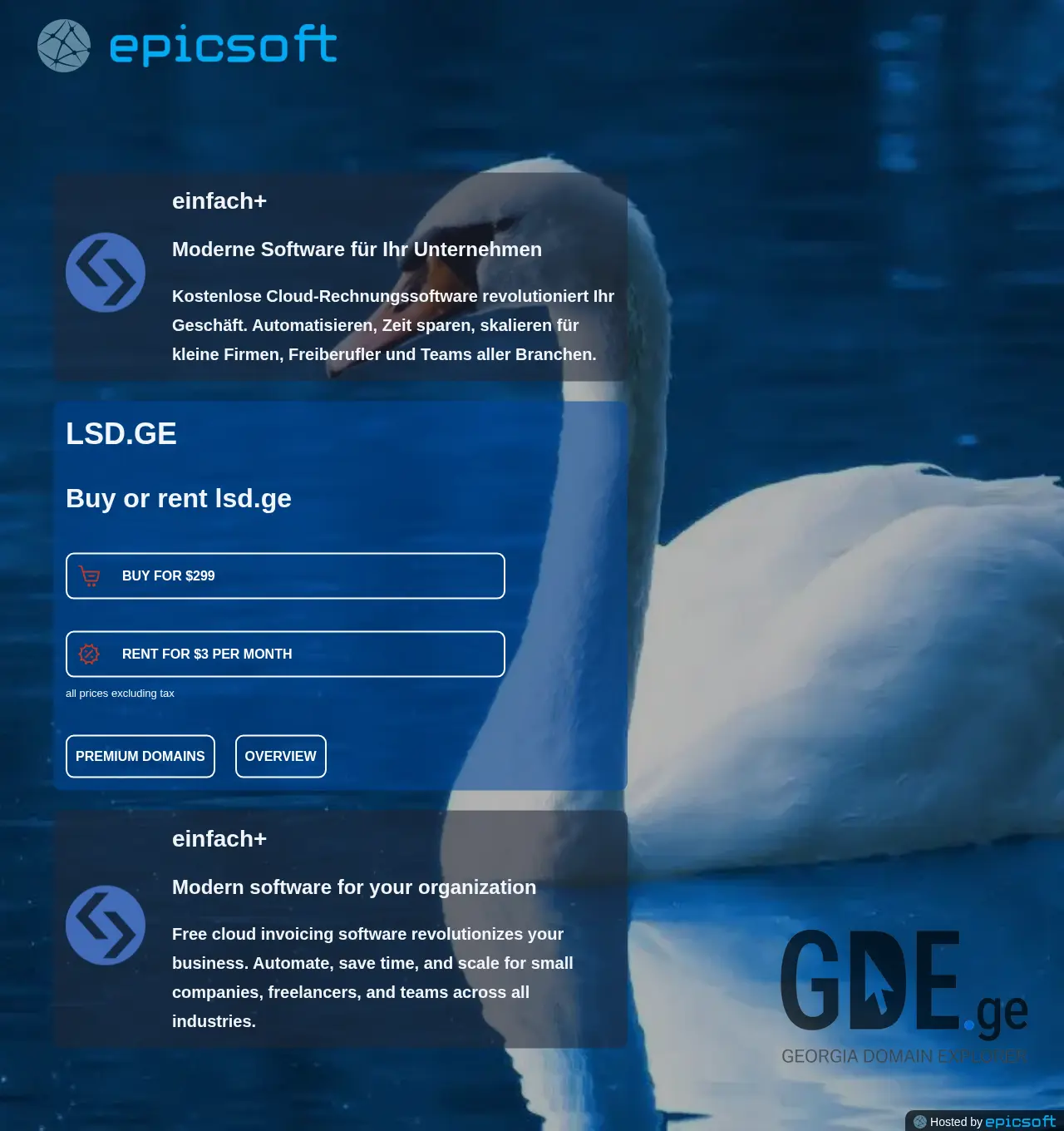 Screenshot of the site lsd.ge at 2025-12-03