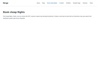Скриншот ltd.ge